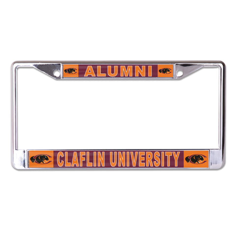 Claflin University Alumni Chrome License Plate Frame