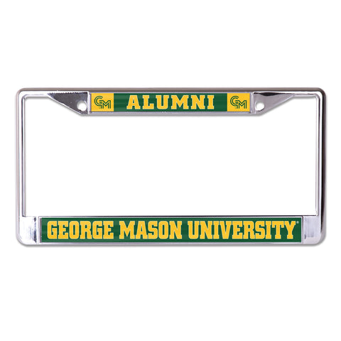 George Mason University Alumni Chrome License Plate Frame