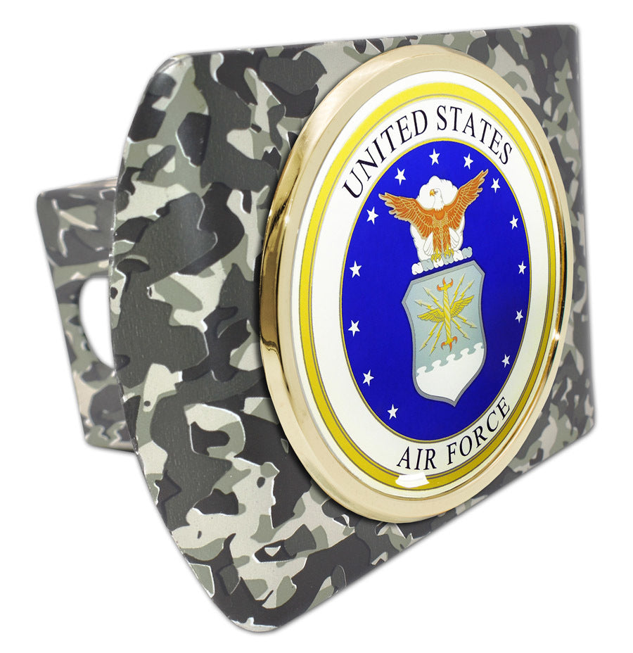 Air Force Seal Urban Camo Hitch Cover