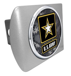 Army Camo Brushed Hitch Cover