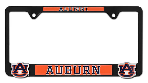 Auburn Alumni Black 3D Metal License Plate Frame