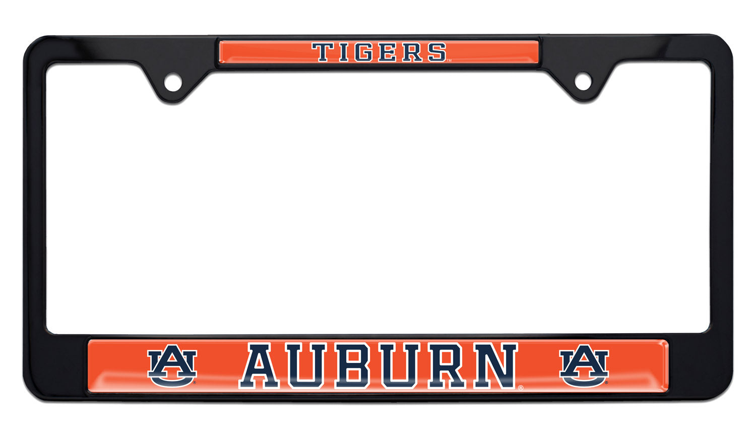 Auburn Tigers Black License Plate Frame