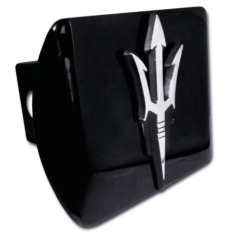 Arizona State Pitch Fork Black Metal Hitch Cover