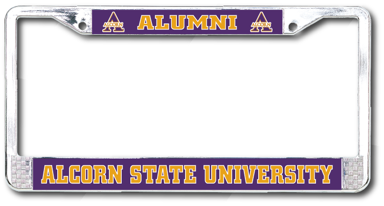 Alcorn State University Alumni Chrome License Plate Frame