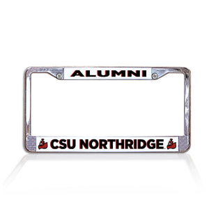 CSU Northridge Alumni Chrome License Plate Frame