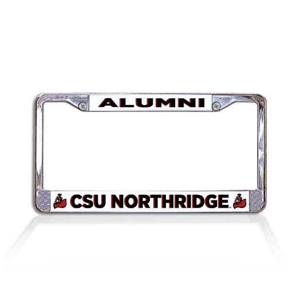 CSU Northridge Alumni Chrome License Plate Frame