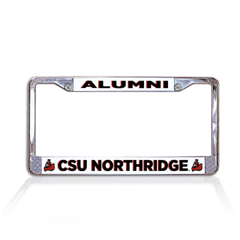 CSU Northridge Alumni Chrome License Plate Frame