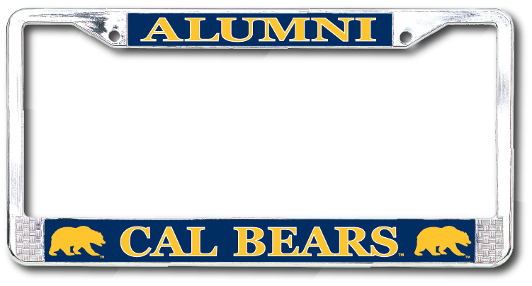 UC Berkeley Alumni Chrome License Plate Frame