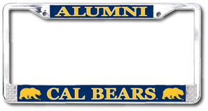 UC Berkeley Alumni Chrome License Plate Frame