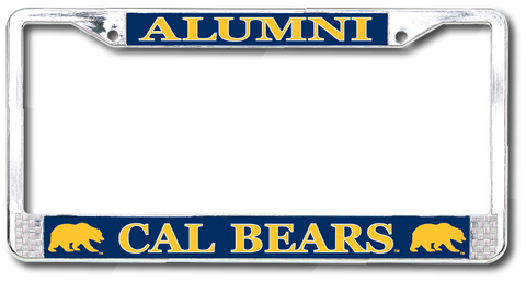 UC Berkeley Alumni Chrome License Plate Frame