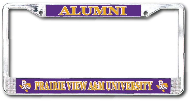 Prairie View A&M University Alumni Chrome License Plate Frame