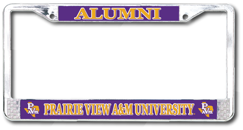 Prairie View A&M University Alumni Chrome License Plate Frame