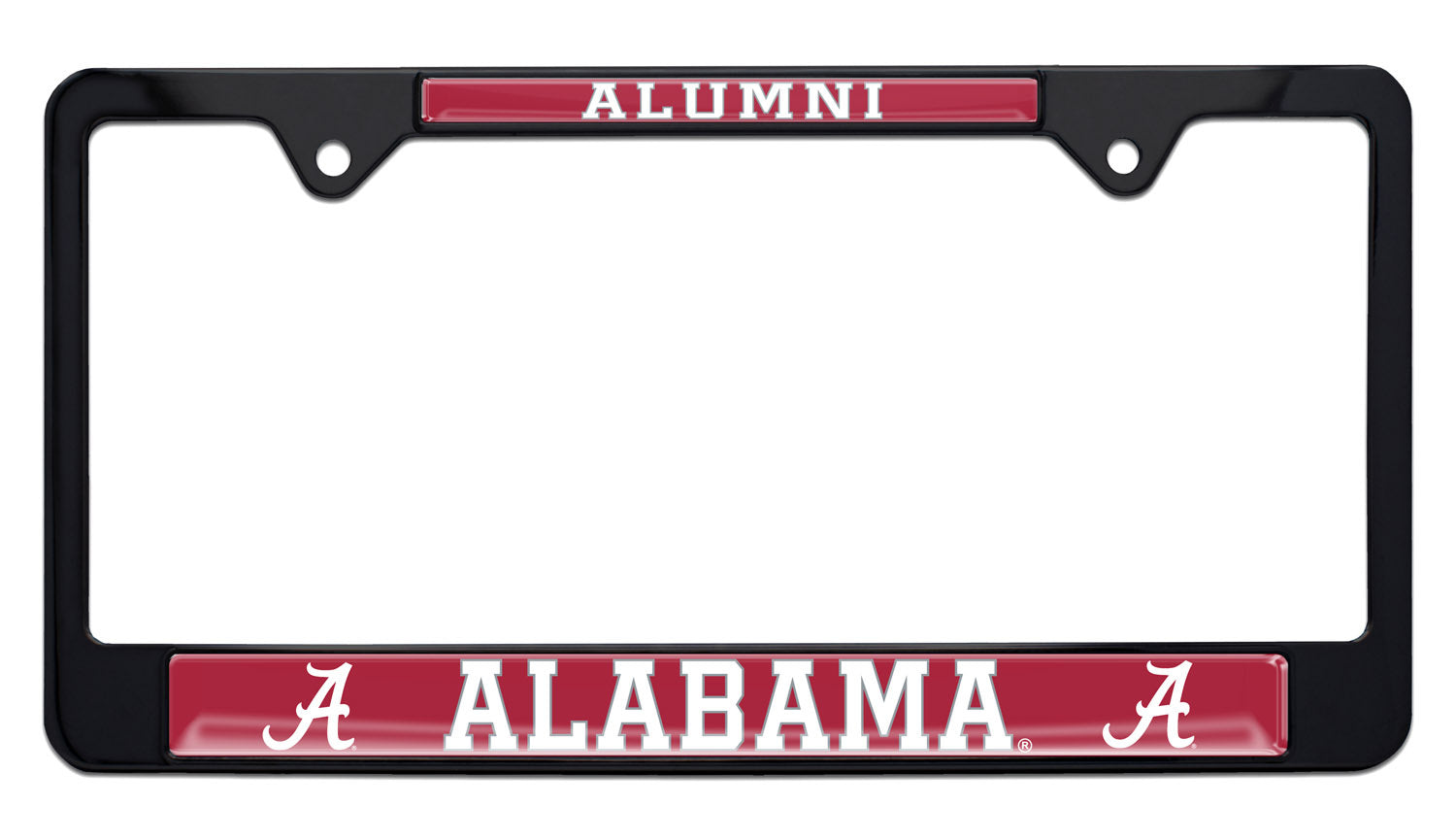 University of Alabama Alumni Black License Plate Frame