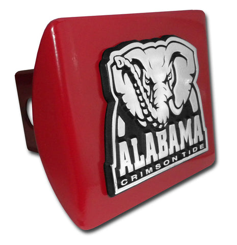 Alabama (Crimson Tide) ALL METAL Crimson Hitch Cover