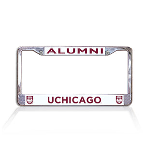 University of Chicago Alumni Chrome License Plate Frame