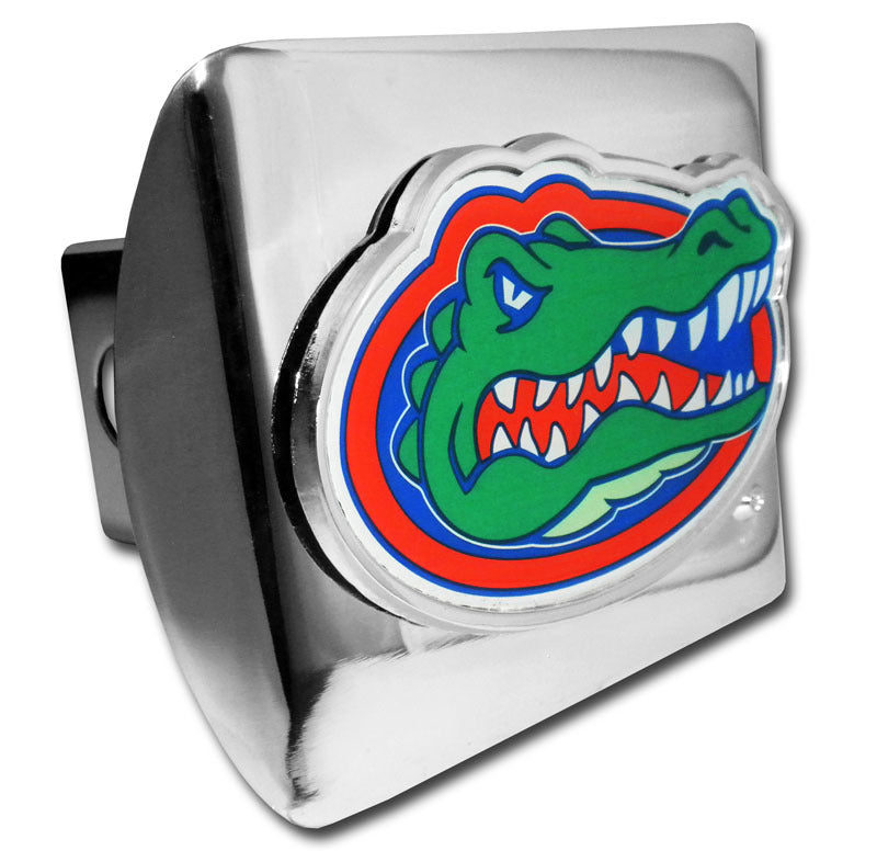 University of Florida Color Chrome Hitch Cover