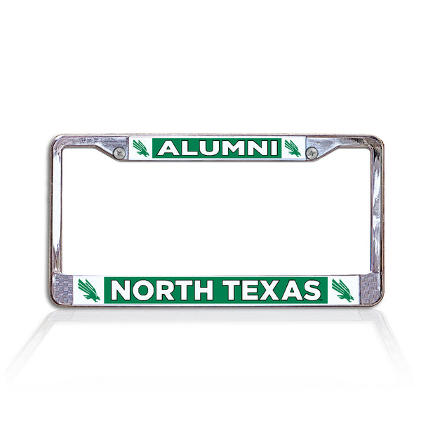 University of North Texas Alumni Chrome License Plate Frame