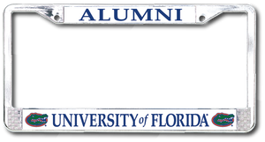 University of Florida Alumni Chrome License Plate Frame