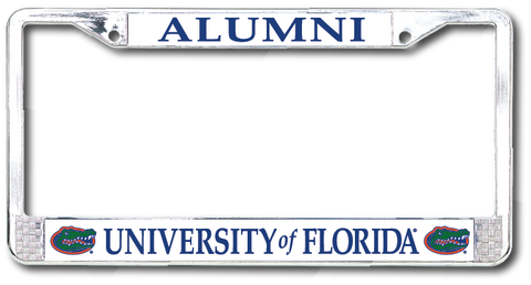 University of Florida Alumni Chrome License Plate Frame