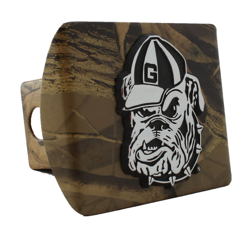 University of Georgia Bulldog Camo Hitch Cover