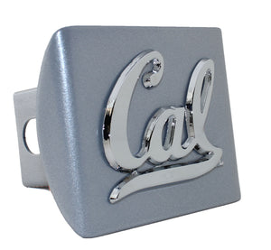 California Berkeley Metallic Silver Hitch Cover