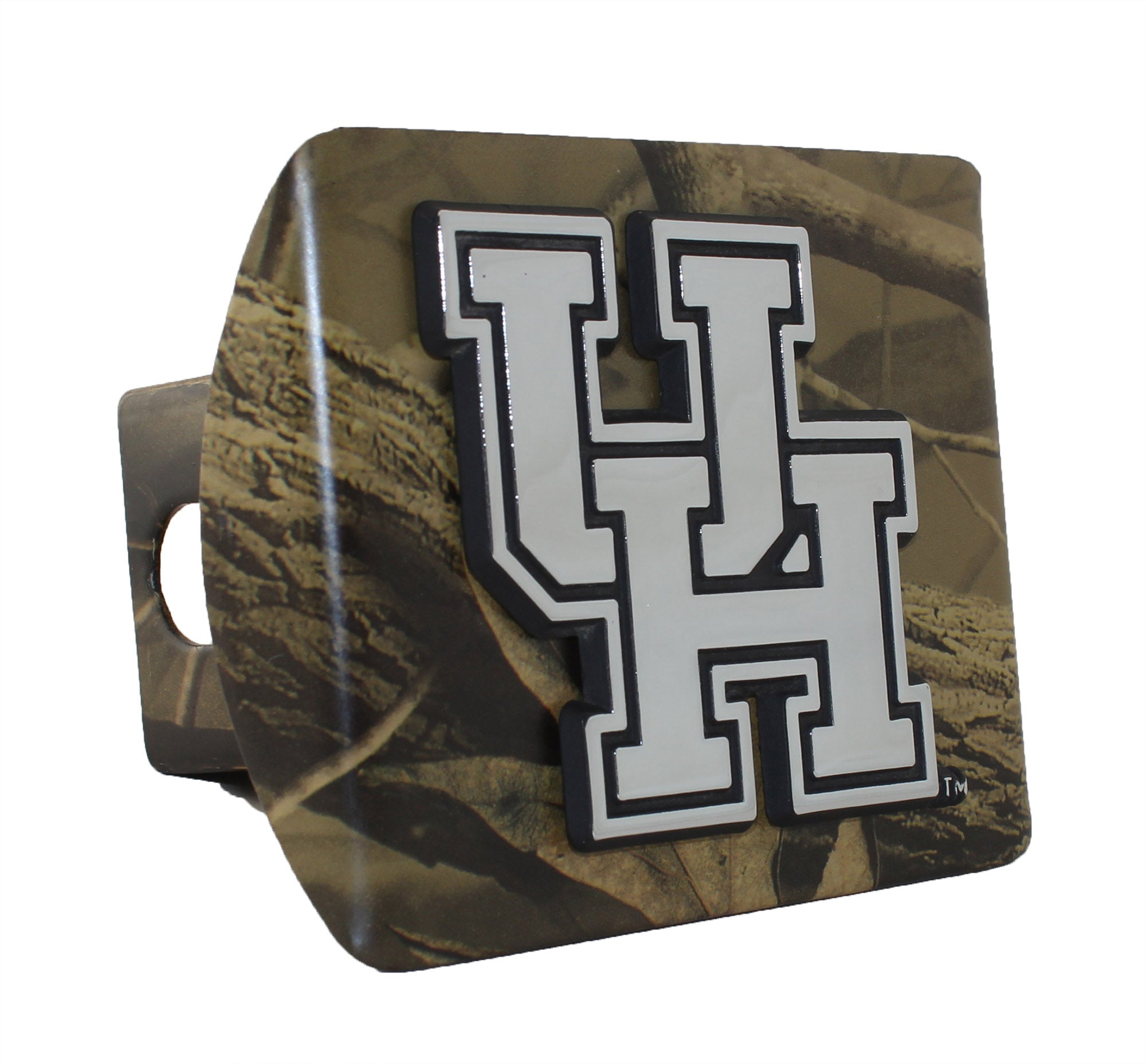 University of Houston Camo Metal Hitch Cover