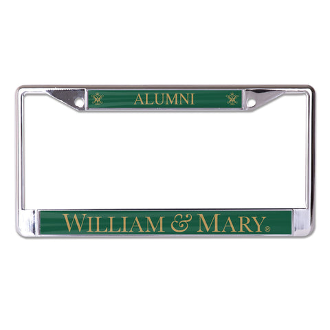 William & Mary Alumni Chrome License Plate Frame