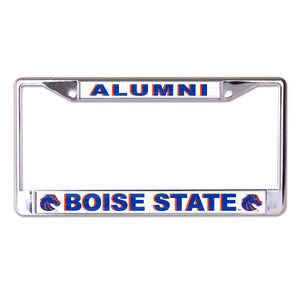 Boise State University Alumni Chrome License Plate Frame