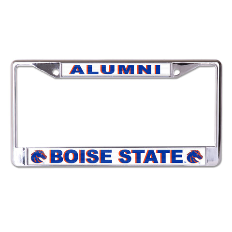 Boise State University Alumni Chrome License Plate Frame