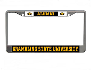 Grambling State University Alumni Chrome License Plate Frame