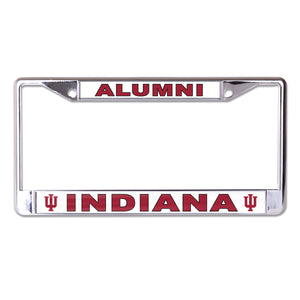 Indiana University Alumni Chrome License Plate Frame