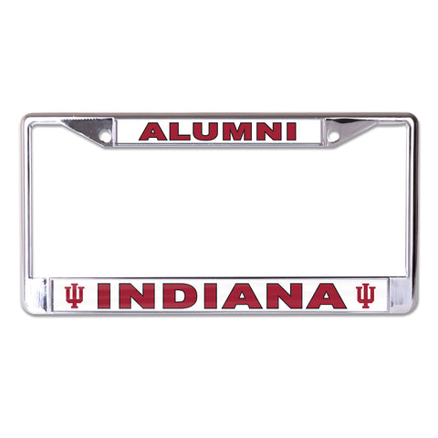 Indiana University Alumni Chrome License Plate Frame