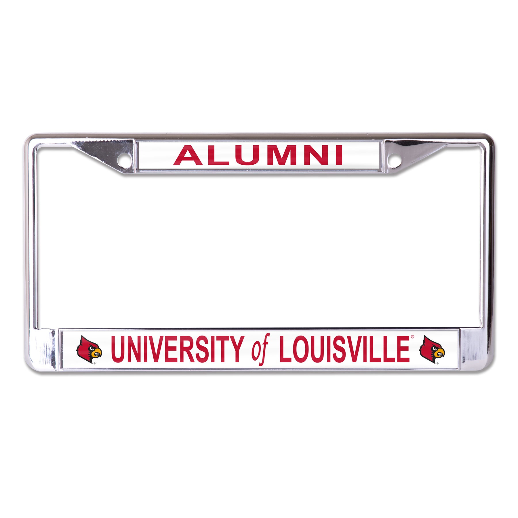 University of Louisville Alumni Chrome License Plate Frame