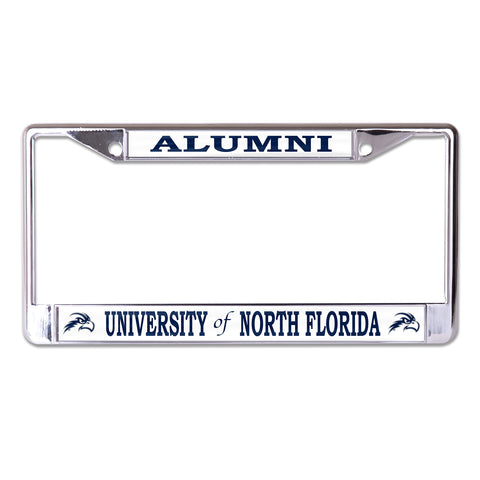 University of North Florida Alumni Chrome License Plate Frame