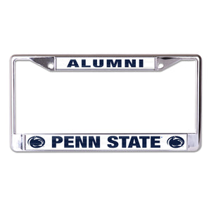 Penn State University Alumni Chrome License Plate Frame