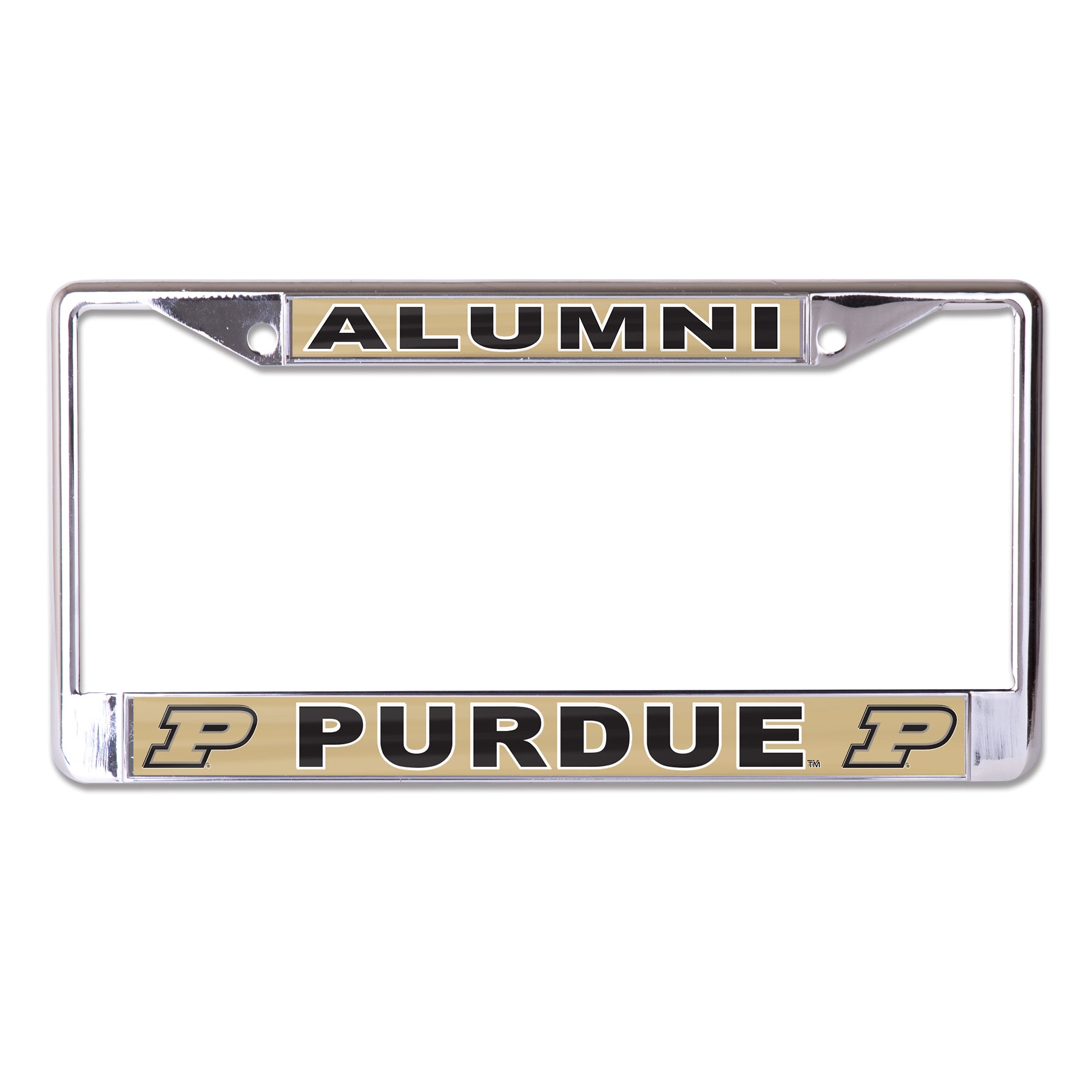 Purdue University Alumni Chrome License Plate Frame