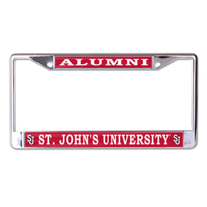 St. John's University Alumni Chrome License Plate Frame