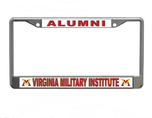 Virginia Military Institute Alumni Chrome License Plate Frame