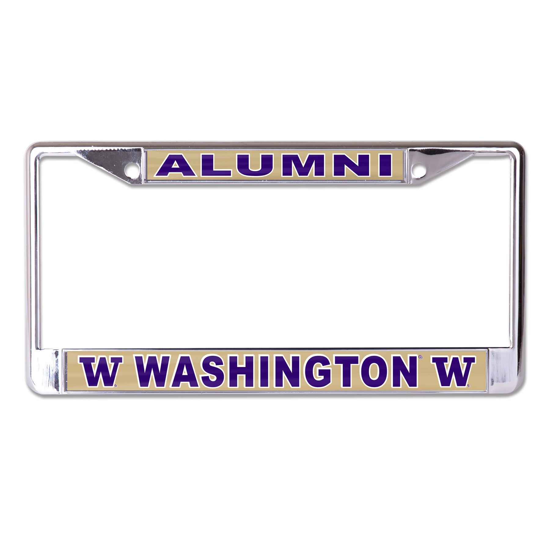 University of Washington Alumni Chrome License Plate Frame