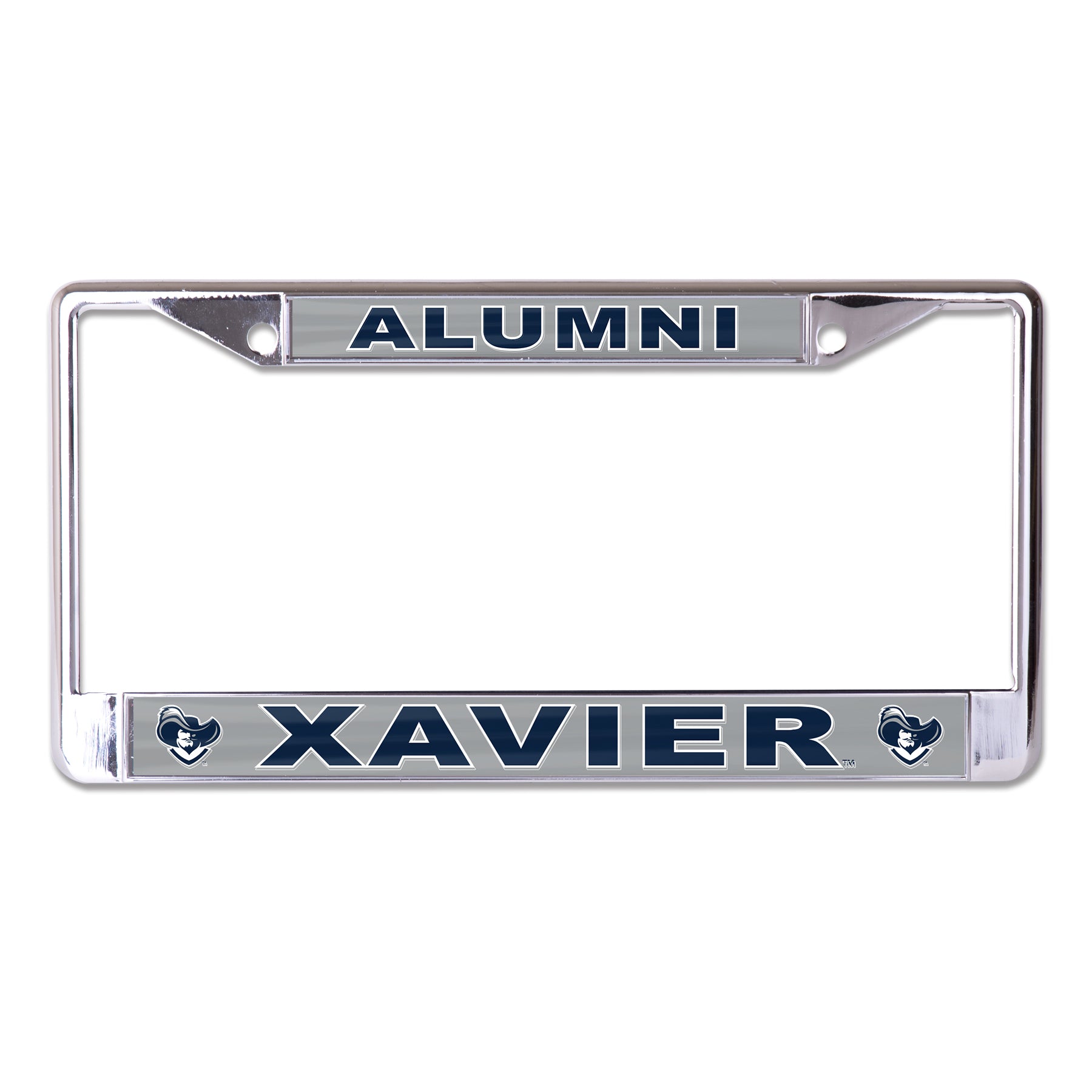 Xavier University Alumni Chrome License Plate Frame