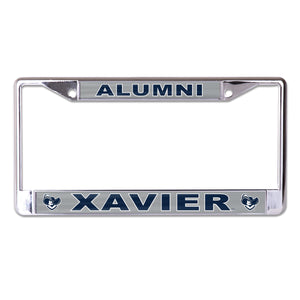 Xavier University Alumni Chrome License Plate Frame