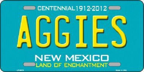 Aggies New Mexico Novelty Metal License Plate