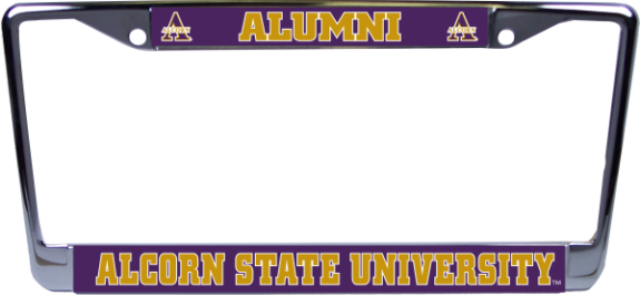Alcorn State University Alumni Chrome License Plate Frame