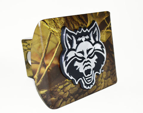 Arkansas State Camo Hitch Cover