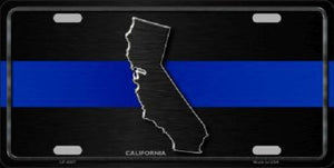 Arkansas Thin Blue Line Novelty Metal License Plate