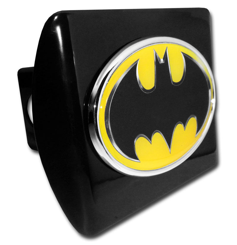 Batman Yellow and Black Metal Hitch Cover