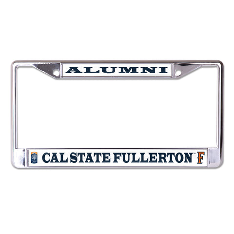 Cal State Fullerton Alumni Chrome License Plate Frame