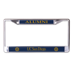 UC San Diego Alumni Chrome License Plate Frame