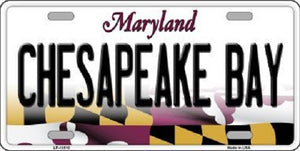 Chesapeake Bay Maryland Metal Novelty License Plate