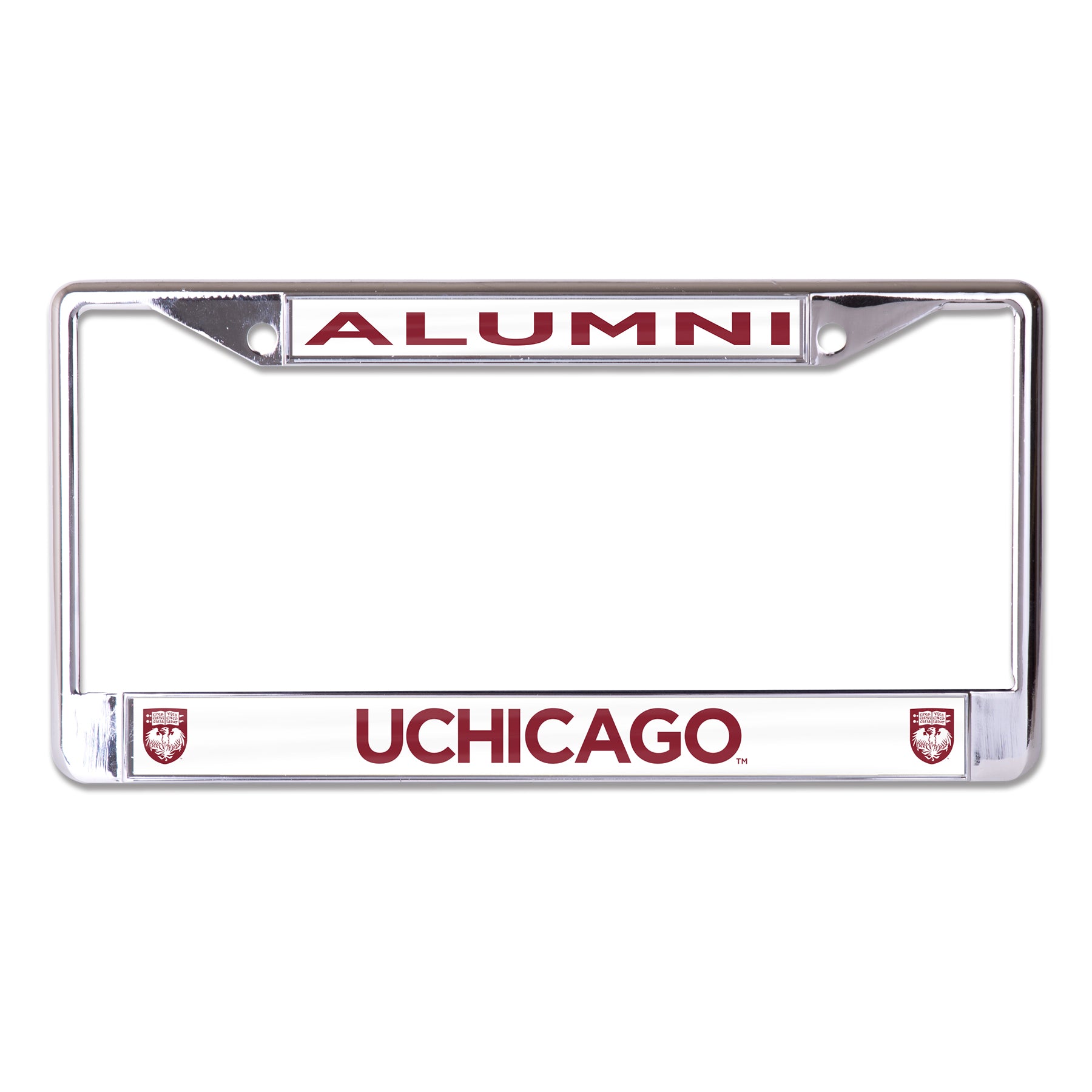 University of Chicago Alumni Chrome License Plate Frame
